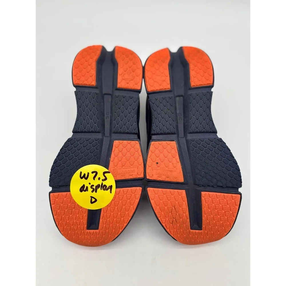 On Cloudgo Womens Running Shoes Indigo Ink Orange 55.98233 Sneaker US 7.5